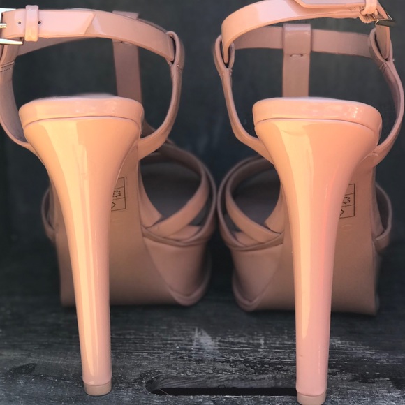 Light Pink Chelly Platform Sandals Size 8 - Picture 6 of 7